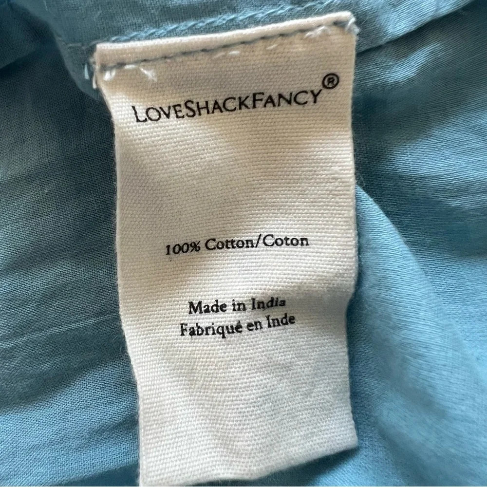LoveShackFancy Corelli Ruffle Mini Dress Size 26141 - Picture 15 of 16
